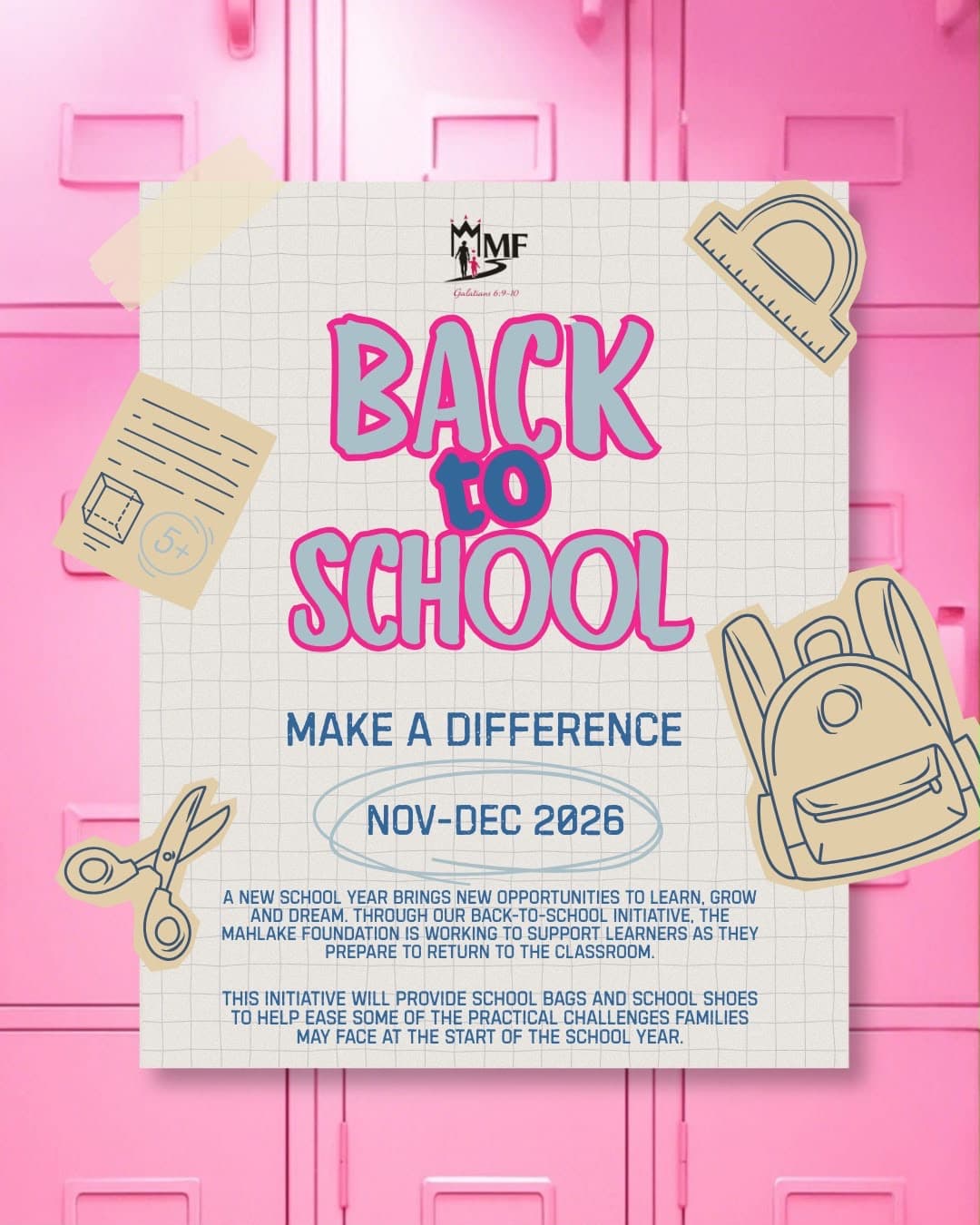 MMF Launches Back to School Initiative